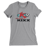 Philadelphia Kixx Defunct Soccer Women's T-Shirt-Allegiant Goods Co. Vintage Sports Apparel