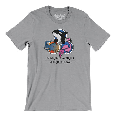 Marine World/ Africa USA Amusement Park Men/Unisex T-Shirt-Allegiant Goods Co. Vintage Sports Apparel