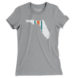 Florida Helmet Stripes Women's T-Shirt-Allegiant Goods Co. Vintage Sports Apparel