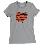 Ohio Tiger Stripes Women's T-Shirt-Allegiant Goods Co. Vintage Sports Apparel