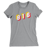 Kansas City 816 Area Code Women's T-Shirt-Allegiant Goods Co. Vintage Sports Apparel