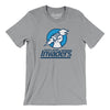Oakland Invaders Football Men/Unisex T-Shirt-Athletic Heather-Allegiant Goods Co. Vintage Sports Apparel