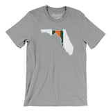 Florida Helmet Stripes Men/Unisex T-Shirt-Allegiant Goods Co. Vintage Sports Apparel