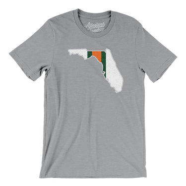 Florida Helmet Stripes Men/Unisex T-Shirt-Allegiant Goods Co. Vintage Sports Apparel