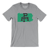 Pennsylvania Home State Men/Unisex T-Shirt-Athletic Heather-Allegiant Goods Co. Vintage Sports Apparel