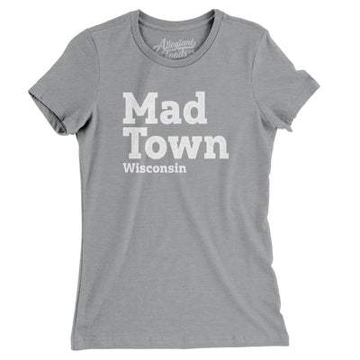 Mad-Town Women's T-Shirt-Athletic Heather-Allegiant Goods Co. Vintage Sports Apparel