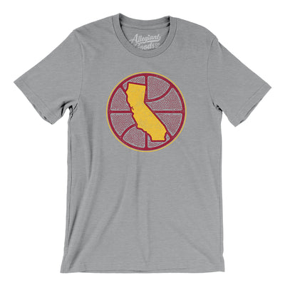 California Basketball Men/Unisex T-Shirt-Athletic Heather-Allegiant Goods Co. Vintage Sports Apparel