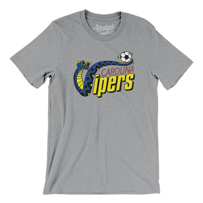 Carolina Vipers Soccer Men/Unisex T-Shirt-Athletic Heather-Allegiant Goods Co. Vintage Sports Apparel