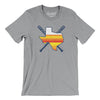 Houston Baseball Men/Unisex T-Shirt-Athletic Heather-Allegiant Goods Co. Vintage Sports Apparel