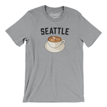 Seattle Coffee Men/Unisex T-Shirt-Allegiant Goods Co. Vintage Sports Apparel