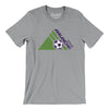 Denver Avalanche Soccer Men/Unisex T-Shirt-Athletic Heather-Allegiant Goods Co. Vintage Sports Apparel