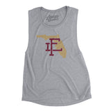 Florida Home State Women's Flowey Scoopneck Muscle Tank-Allegiant Goods Co. Vintage Sports Apparel