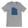 Utah Home State Men/Unisex T-Shirt-Athletic Heather-Allegiant Goods Co. Vintage Sports Apparel