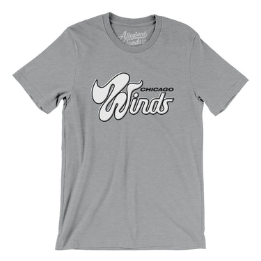 Chicago Winds Football Men/Unisex T-Shirt-Allegiant Goods Co. Vintage Sports Apparel