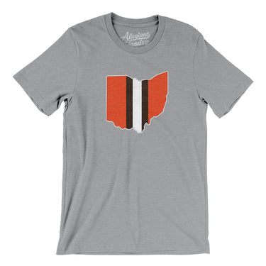 Ohio Helmet Stripes Men/Unisex T-Shirt-Allegiant Goods Co. Vintage Sports Apparel