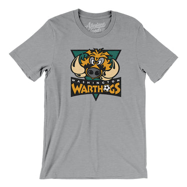 Washington Warthogs Soccer Men/Unisex T-Shirt-Allegiant Goods Co. Vintage Sports Apparel