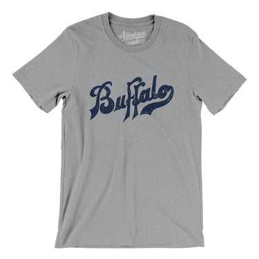 Buffalo Blues Baseball Men/Unisex T-Shirt-Allegiant Goods Co. Vintage Sports Apparel