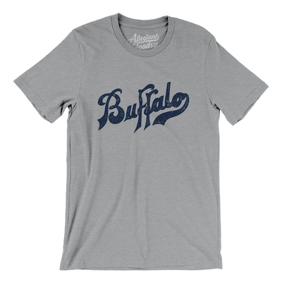Buffalo Blues Baseball Men/Unisex T-Shirt-Athletic Heather-Allegiant Goods Co. Vintage Sports Apparel