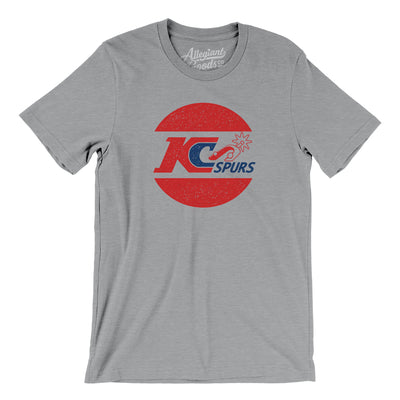Kansas City Spurs Soccer Men/Unisex T-Shirt-Athletic Heather-Allegiant Goods Co. Vintage Sports Apparel