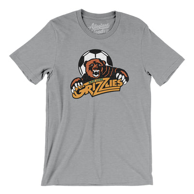 San Jose Grizzlies Soccer Men/Unisex T-Shirt-Athletic Heather-Allegiant Goods Co. Vintage Sports Apparel