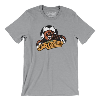 San Jose Grizzlies Soccer Men/Unisex T-Shirt-Athletic Heather-Allegiant Goods Co. Vintage Sports Apparel