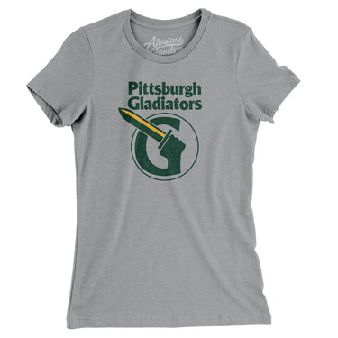 Pittsburgh Gladiators Arena Football Women's T-Shirt-Allegiant Goods Co. Vintage Sports Apparel