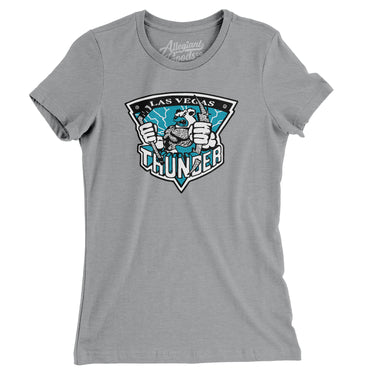 Las Vegas Thunder Hockey Women's T-Shirt-Allegiant Goods Co. Vintage Sports Apparel