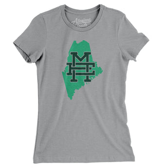 Maine Home State Women's T-Shirt-Allegiant Goods Co. Vintage Sports Apparel