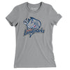 Columbus Landsharks Lacrosse Women's T-Shirt-Athletic Heather-Allegiant Goods Co. Vintage Sports Apparel