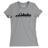 Baltimore Blades Hockey Women's T-Shirt-Allegiant Goods Co. Vintage Sports Apparel