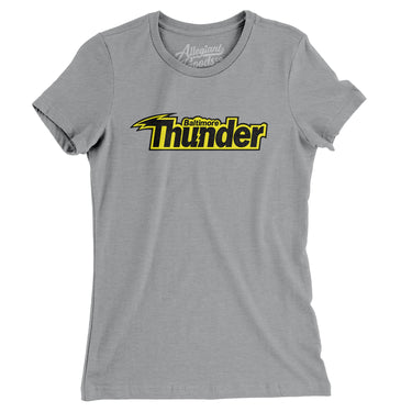 Baltimore Thunder Lacrosse Women's T-Shirt-Allegiant Goods Co. Vintage Sports Apparel