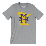 Minnesota Home State Men/Unisex T-Shirt-Athletic Heather-Allegiant Goods Co. Vintage Sports Apparel