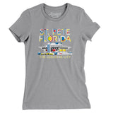 St. Pete Florida Pier Women's T-Shirt-Allegiant Goods Co. Vintage Sports Apparel