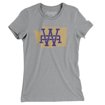 Washington Home State Women's T-Shirt-Allegiant Goods Co. Vintage Sports Apparel