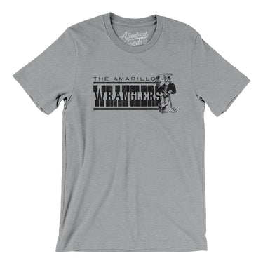 Amarillo Wranglers Hockey Men/Unisex T-Shirt-Allegiant Goods Co. Vintage Sports Apparel