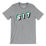 Boston 617 Area Code Men/Unisex T-Shirt-Allegiant Goods Co. Vintage Sports Apparel