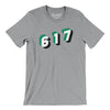 Boston 617 Area Code Men/Unisex T-Shirt-Athletic Heather-Allegiant Goods Co. Vintage Sports Apparel