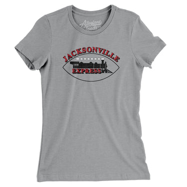 Jacksonville Express Football Women's T-Shirt-Allegiant Goods Co. Vintage Sports Apparel