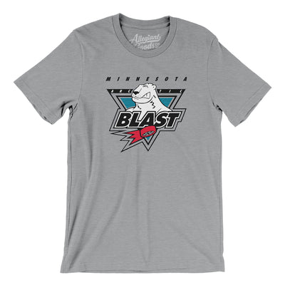 Minnesota Arctic Blast Roller Hockey Men/Unisex T-Shirt-Athletic Heather-Allegiant Goods Co. Vintage Sports Apparel