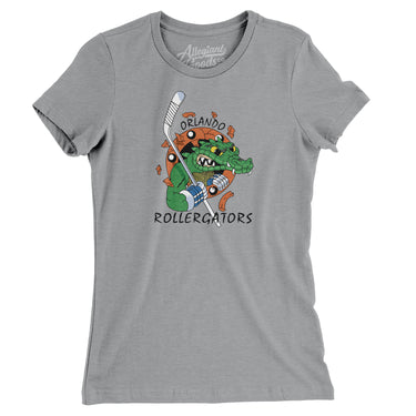 Orlando Rollergators Roller Hockey Women's T-Shirt-Allegiant Goods Co. Vintage Sports Apparel