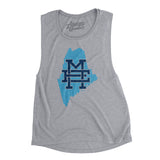 Maine Home State Women's Flowey Scoopneck Muscle Tank-Allegiant Goods Co. Vintage Sports Apparel