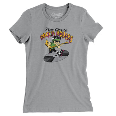 New Jersey Rockin' Rollers Roller Hockey Women's T-Shirt-Allegiant Goods Co. Vintage Sports Apparel