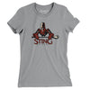Arizona Sting Lacrosse Women's T-Shirt-Athletic Heather-Allegiant Goods Co. Vintage Sports Apparel