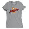Minnesota Strikers Soccer Women's T-Shirt-Athletic Heather-Allegiant Goods Co. Vintage Sports Apparel