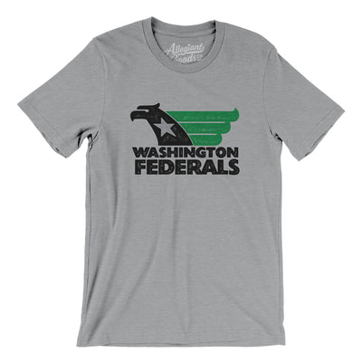 Washington Federals Football Men/Unisex T-Shirt-Athletic Heather-Allegiant Goods Co. Vintage Sports Apparel