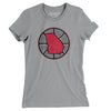 Georgia Basketball Women's T-Shirt-Athletic Heather-Allegiant Goods Co. Vintage Sports Apparel