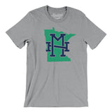 Minnesota Home State Men/Unisex T-Shirt-Athletic Heather-Allegiant Goods Co. Vintage Sports Apparel