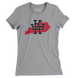Kentucky Home State Women's T-Shirt-Athletic Heather-Allegiant Goods Co. Vintage Sports Apparel