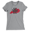 Kentucky Home State Women's T-Shirt-Athletic Heather-Allegiant Goods Co. Vintage Sports Apparel