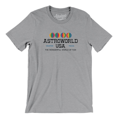 Astroworld Amusement Park Men/Unisex T-Shirt-Athletic Heather-Allegiant Goods Co. Vintage Sports Apparel